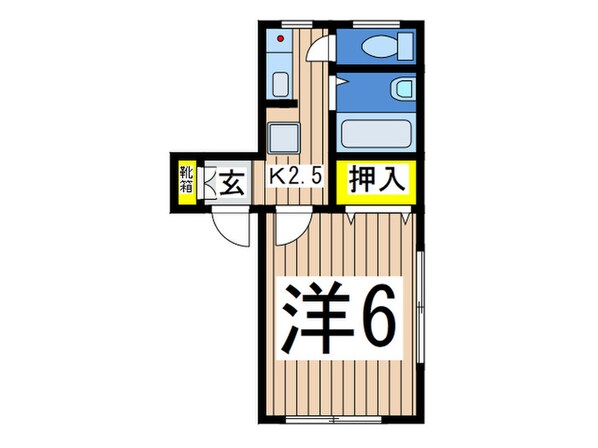 グレース野島の物件間取画像